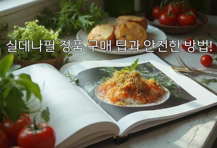 실데나필 정품 구매 팁과 안전한 방법!